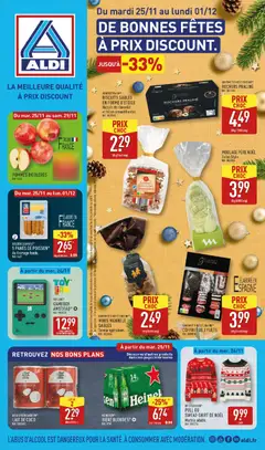 Aldi - Prévisualisation de Aldi - Catalogue de la semaine 48 valide à partir de 25.11.2025