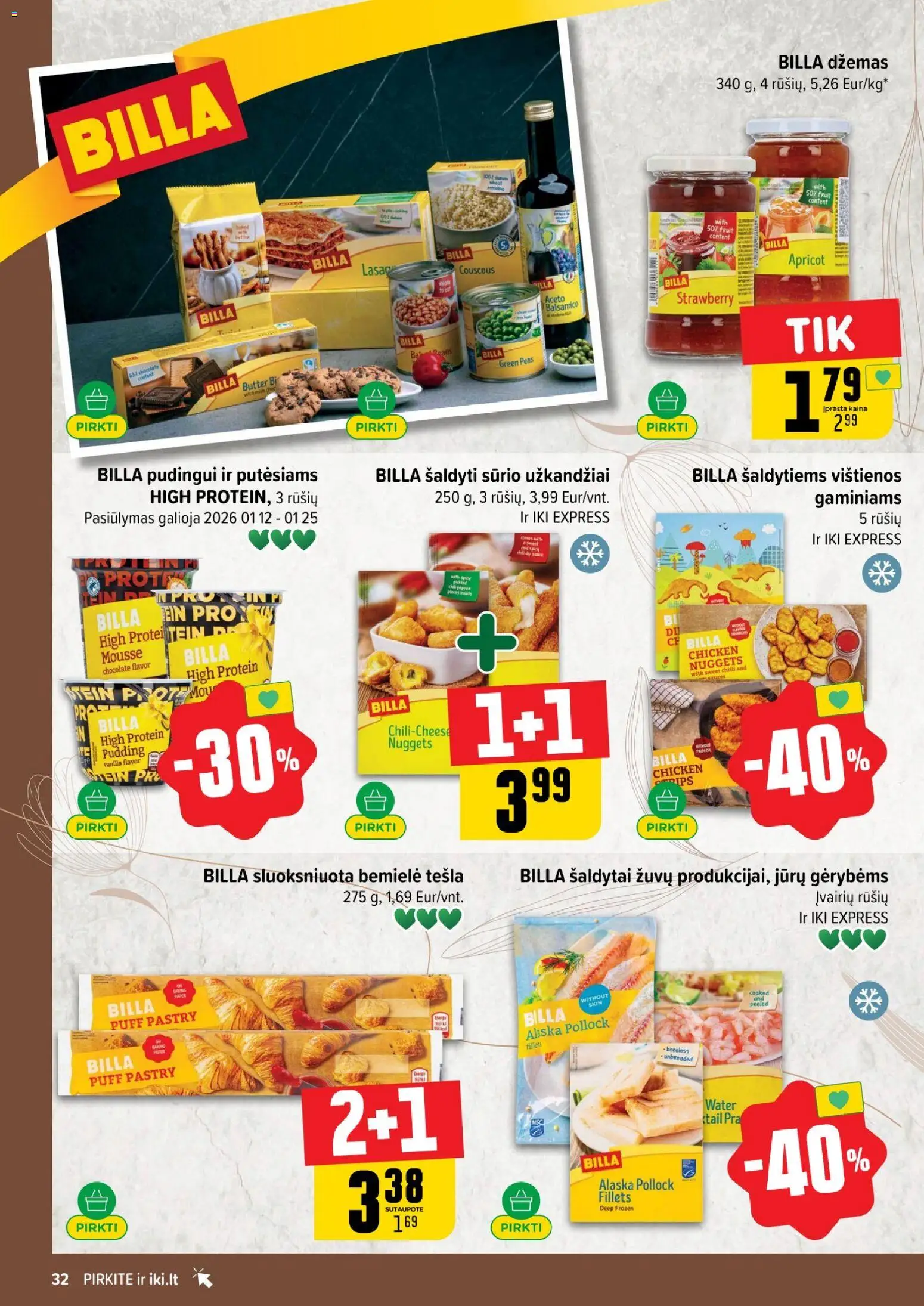 IKI akcijos nuo 12.01.2026 | Puslapis: 32 | Prekių: Vištienos