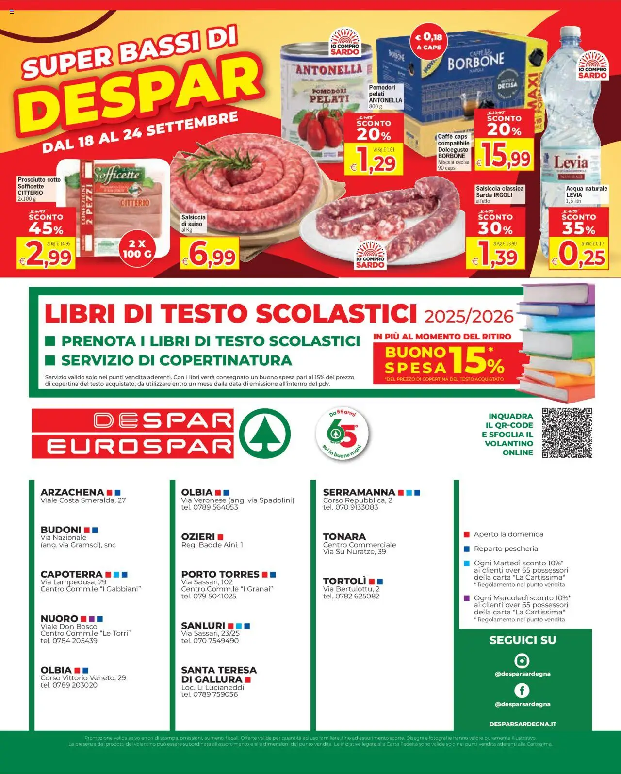 Volantino Eurospar del 11.09.2025 | Pagina: 20