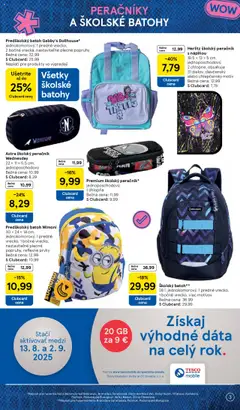 Premium školský peračník*, jednoposchodový, 1 chlopňa │ platný od 11.08.2025 | Strana: 3