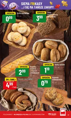 POLOmarket Gazetka od 17.09.2025 | Strona: 49 | Produkty: Bułka, Bagietka, Chleb, Bułka poznańska