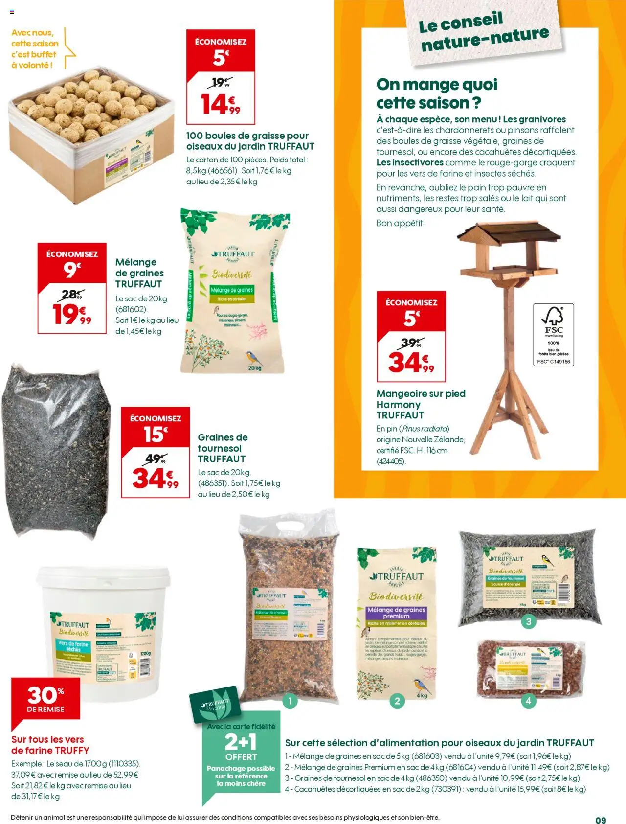 {H1} | Page: 9 | Produits: Poids, Farine, Buffet, Lait