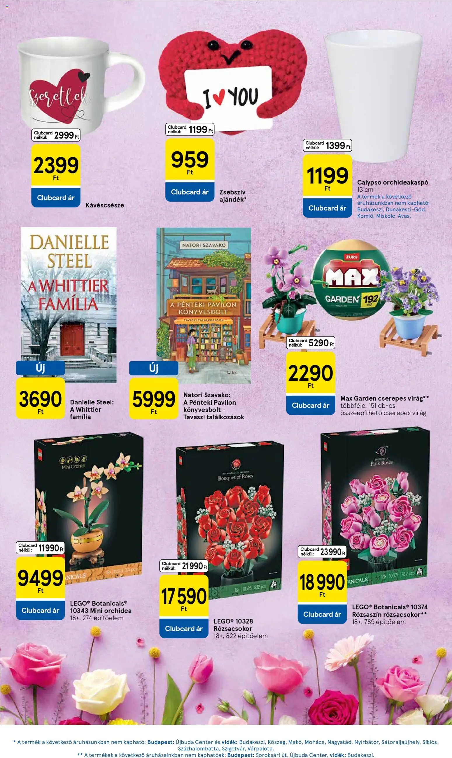 Tesco akciós ujság - amely érvényes a következő dátumtól: 05.03.2026 | Oldal: 9 | Termékek: Orchidea, Virag, Pavilon