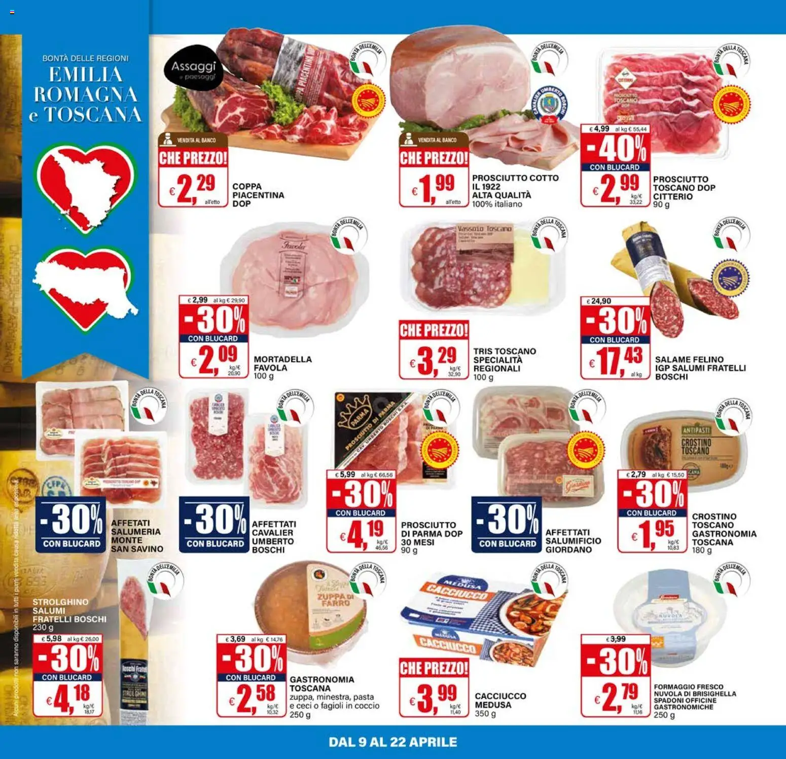 Volantino Il Gigante del 09.04.2026 | Pagina: 18 | Prodotti: Salame, Ceci, Fagioli, Formaggio