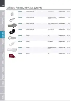Makita-mainoslehti voimassa 24.03.2026 alkaen | Sivu: 390 | Tuotteet: Monitoimikone, Käsineet