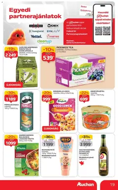 Auchan akciós ujság - amely érvényes a következő dátumtól: 18.09.2025 | Oldal: 19