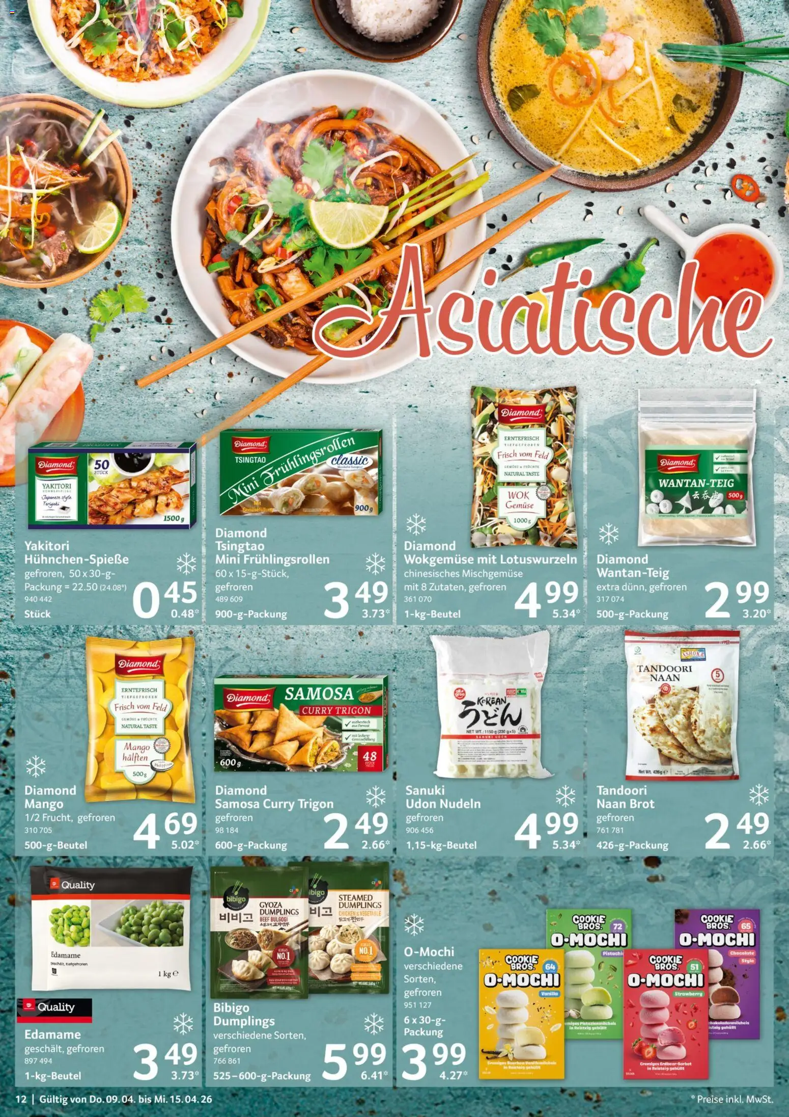 Selgros Prospekt 	 – gültig ab 09.04.2026 | Seite: 12 | Produkte: Mango, Brot, Nudeln, Bourbon