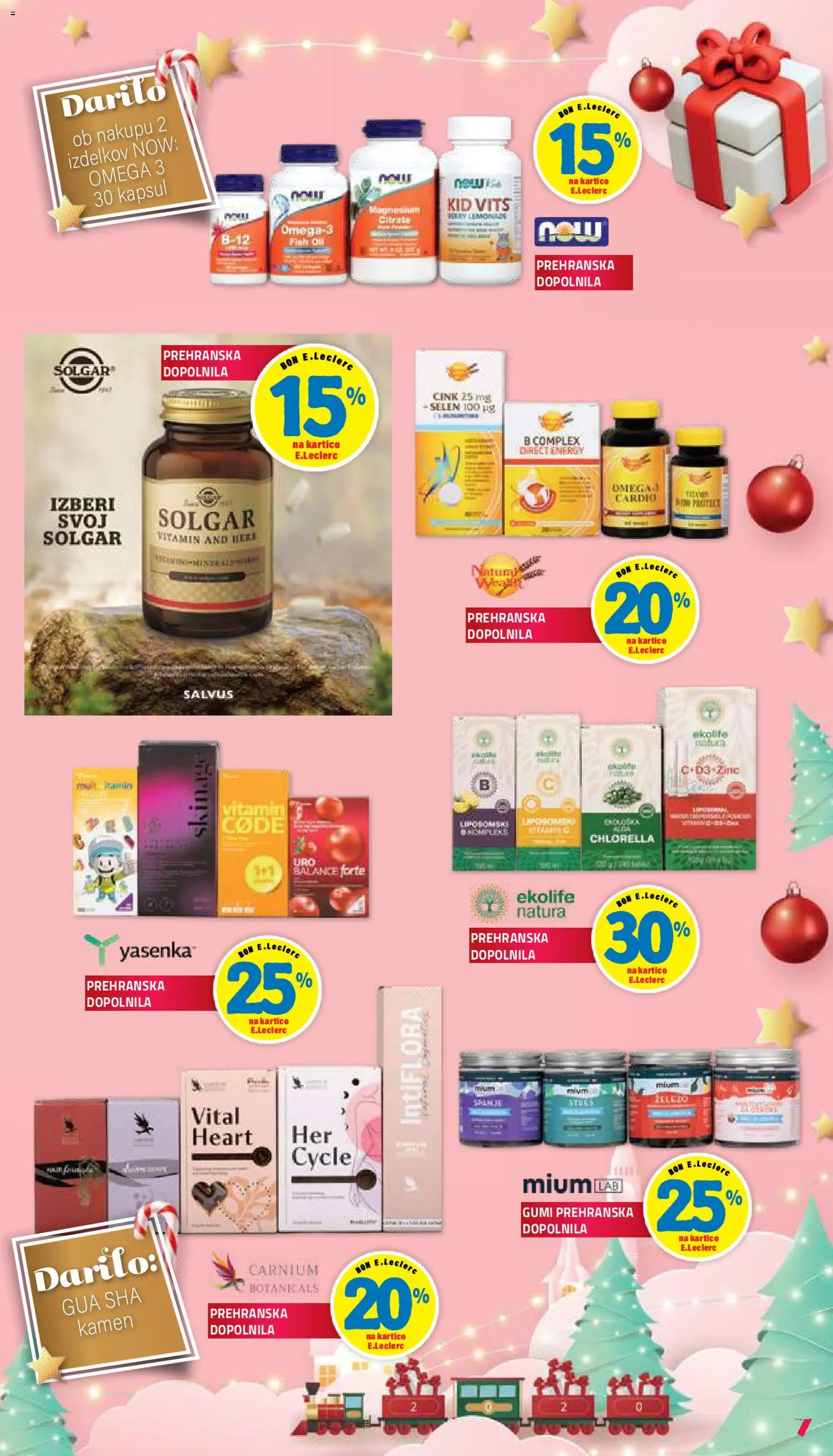 Novi E.leclerc katalog ponudbe – veljaven od 28.11.2025 | Stran: 7 | Izdelki: Prehranska dopolnila