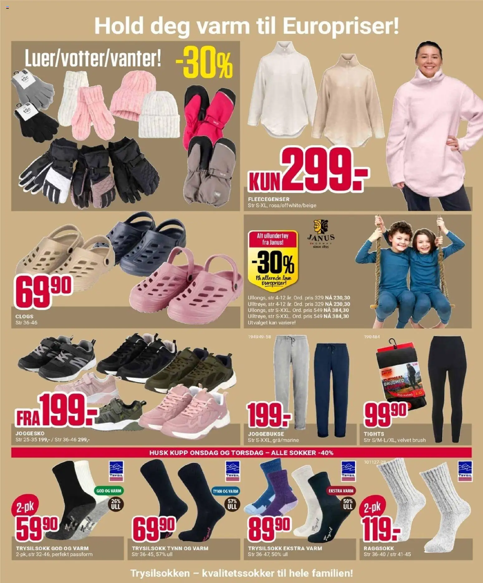 {H1} | Side: 11 | Produkter: Sokker, Tights, Joggesko