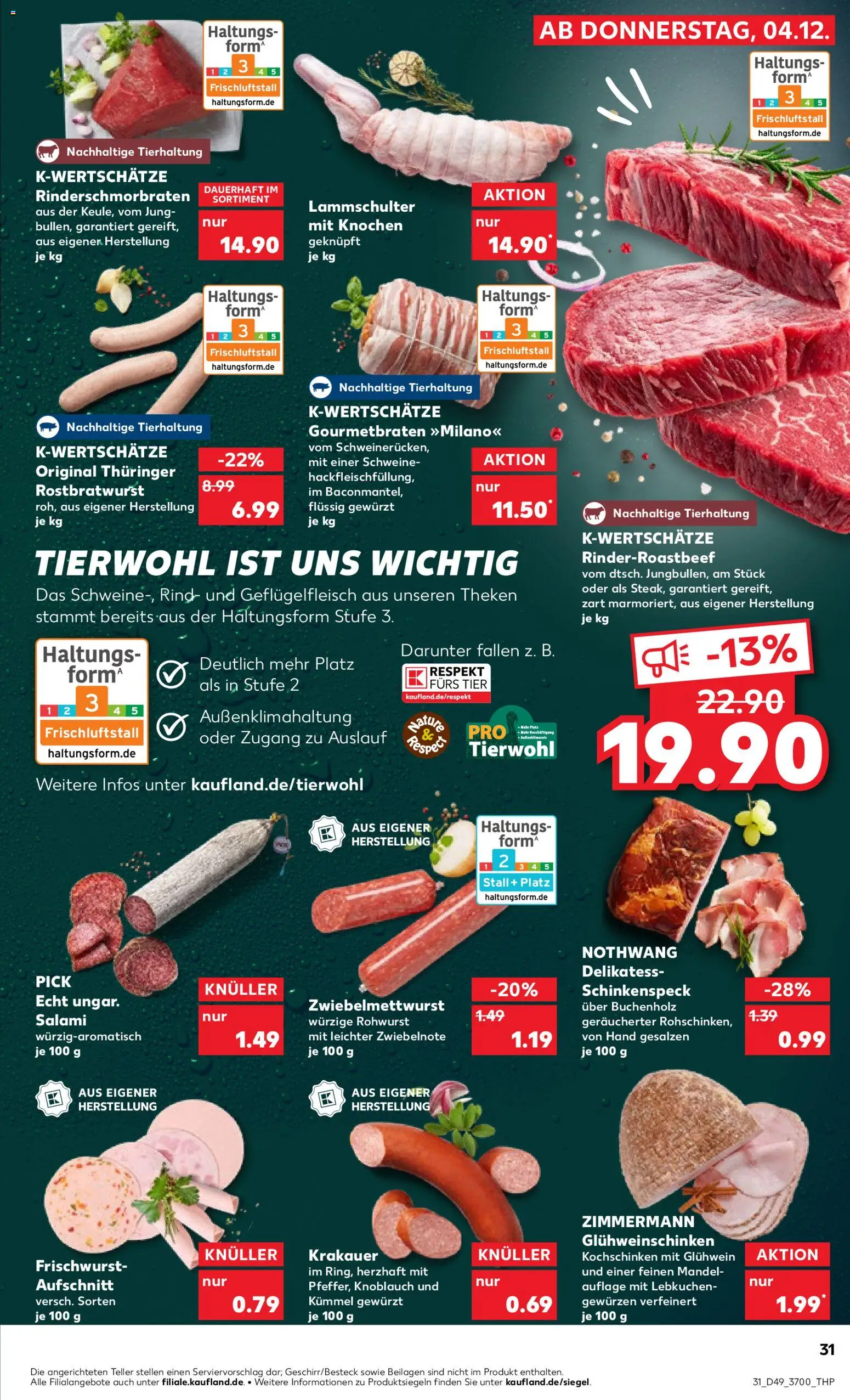 Kaufland prospekt Rostock	 – gültig ab 07.12.2025 | Seite: 31 | Produkte: Knoblauch, Salami