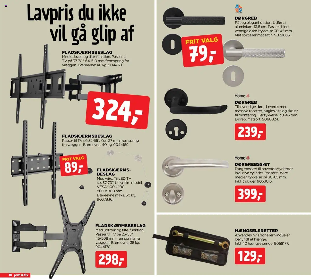 Jem & fix tilbudsavis – gyldig fra 28.09.2025 | Side: 10 | Produkter: TV