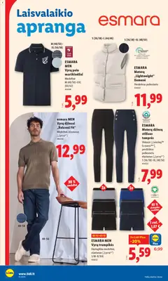 LIDL leidinys galioja nuo 09.03.2026 | Puslapis: 24 | Prekių: Džinsai, Marškinėliai, Tamprės, Trumpikės