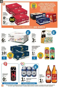Vista previa E.Leclerc folleto válido desde el 07.01.2026 | Página: 24 | Productos: Cerveza, Té, Παρμεζάνα