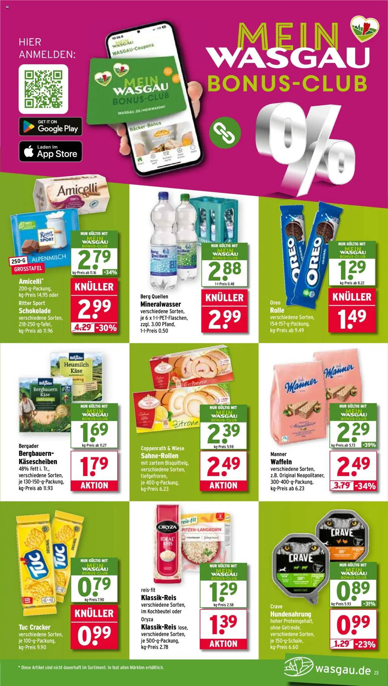 Wasgau Prospekt 	 - gültig ab dem 04.08.2025 | Seite: 23