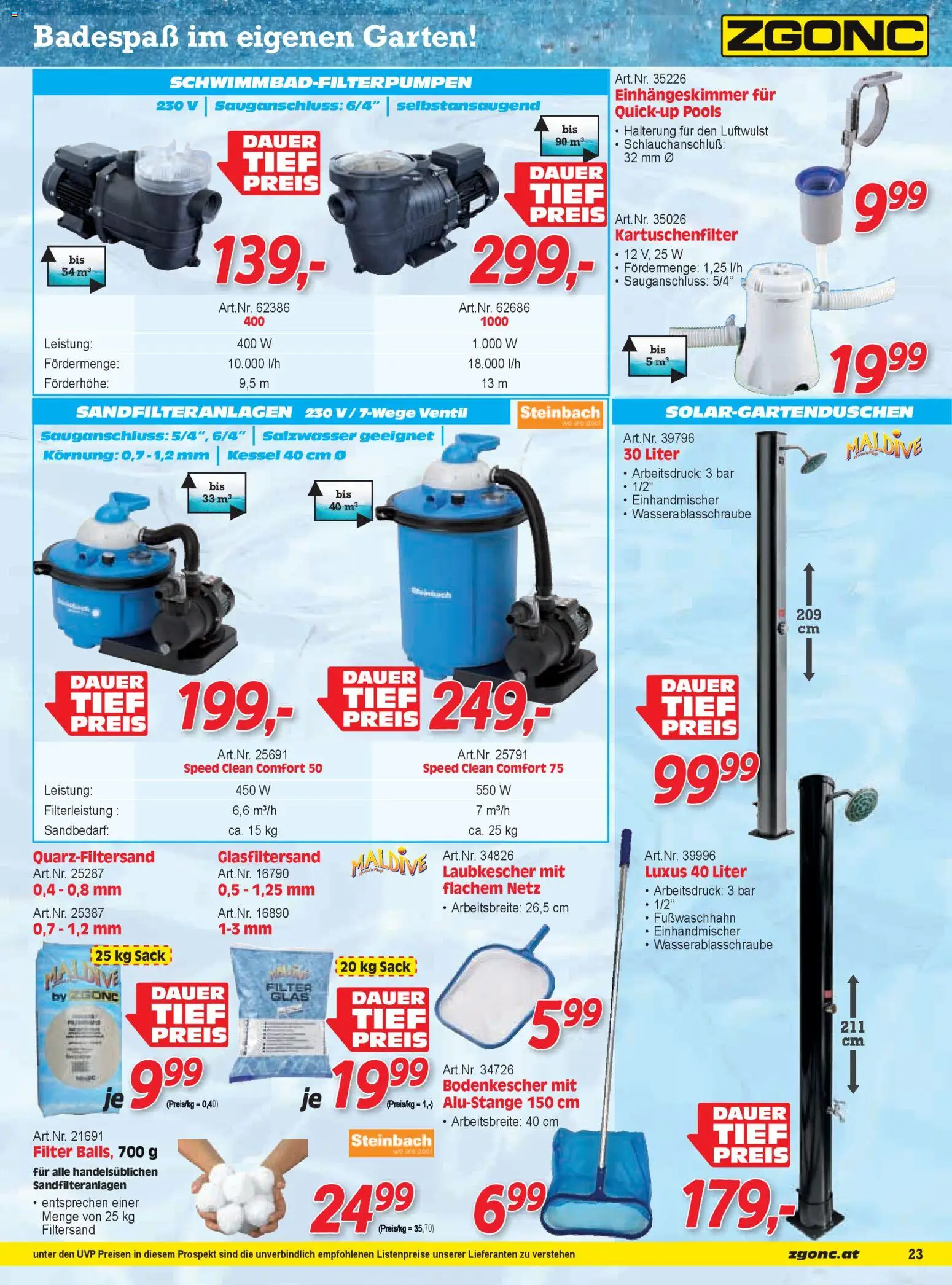 Zgonc Flugblatt Mai I 2026 gültig ab 01.04.2026 | Seite: 23