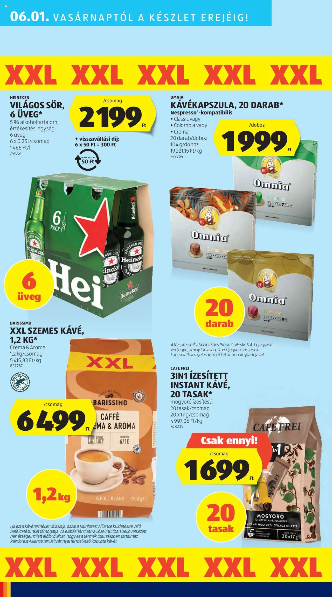 Aldi akciós ujság - amely érvényes a következő dátumtól: 29.05.2025 | Oldal: 42 | Termékek: Mogyoró, Heineken