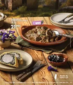 Pré-visualização ENSOPADO DE BORREGO COM HORTELÃ, 3 | 600g válido de 03.03.2026 | Página: 13 | Produtos: Hortelã