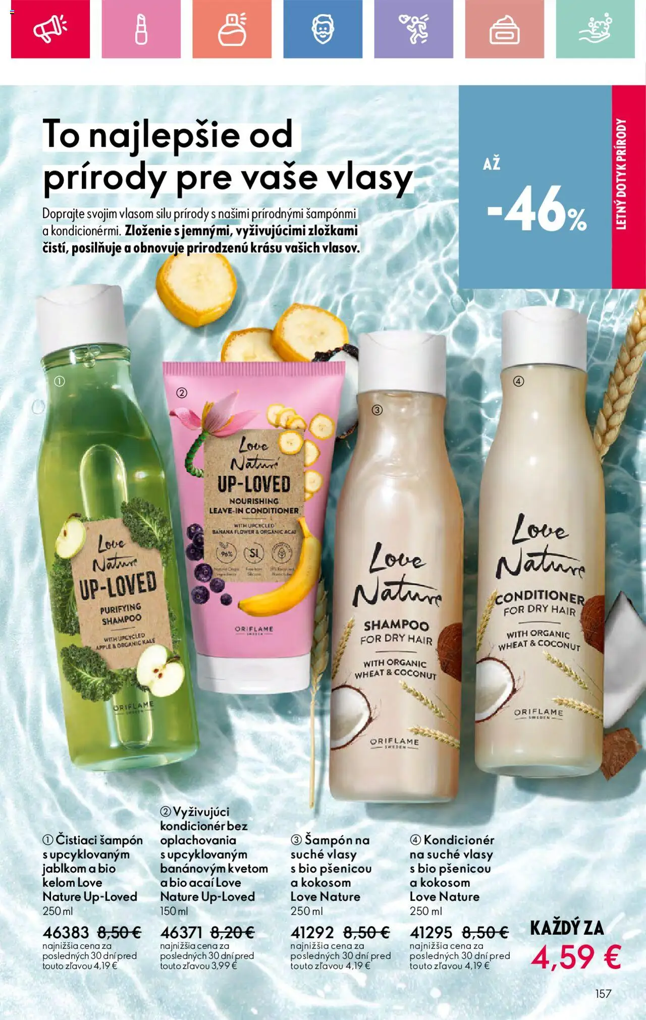 Katalóg Oriflame 9 2025 │ platný od 15.06.2025 | Strana: 157 | Produkty: Apple, Šampón, Kondicionér