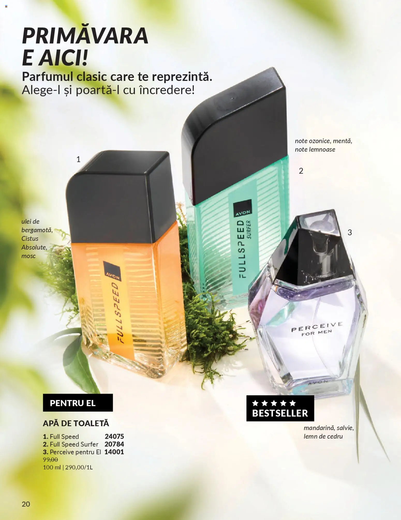 Noul catalog Avon – valabil de la 01.04.2026 | Pagină: 22 | Produse: Toaletă, Apă de toaletă, Ulei, Apă