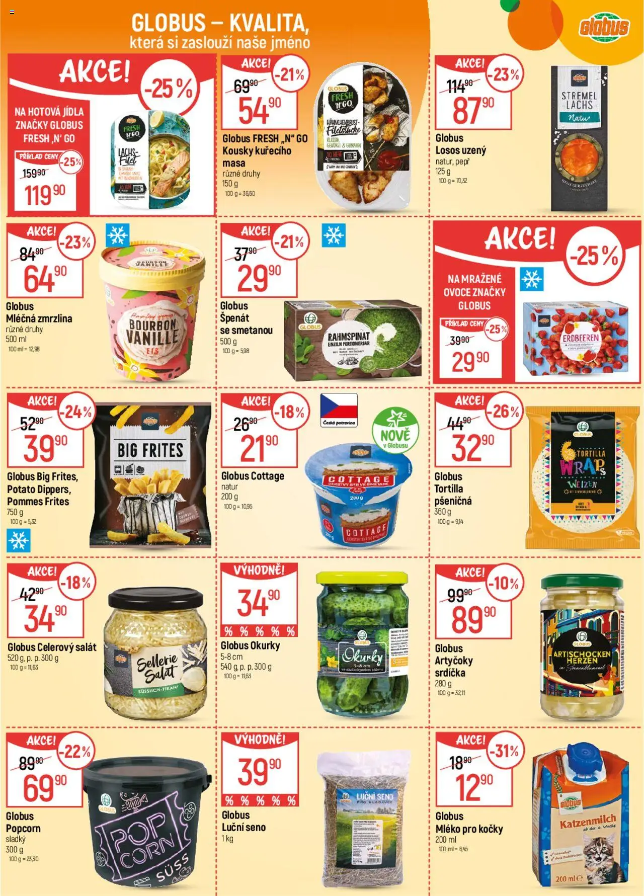 Globus leták od 17.09.2025 | Strana: 5 | Produkty: Salát, Losos, Tortilla, Tortilla wrap