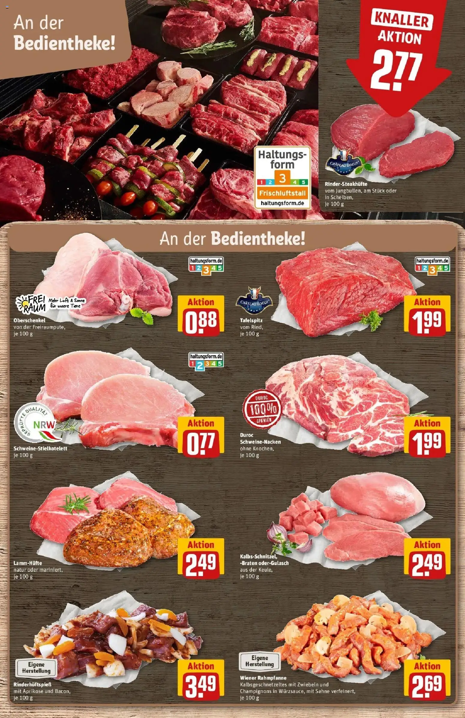 Rewe Prospekt Köln / Weidenpesch	 – gültig ab 12.04.2026 | Seite: 9 | Produkte: Tafelspitz, Zwiebeln, Steak, Sahne