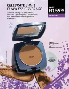 Avon specials catalogue – valid from 01.01.2026 | Page: 13 | Products: Mirror, Light, Foundation, Powder