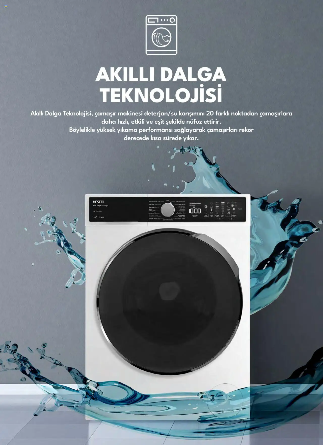 Vestel Beyaz Eşyalar Katalog - 03.06.2025 tarihinden itibaren geçerlidir | Sayfa: 39 | Ürünler: Çamaşır makinesi