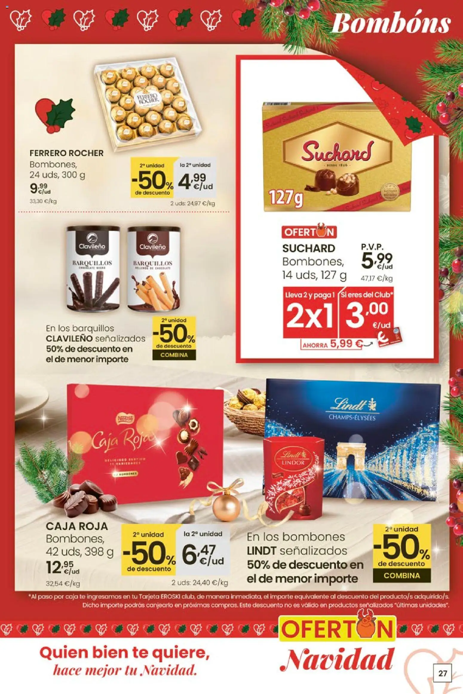 Eroski - Center │ válido desde el 27.11.2025 | Página: 27 | Productos: Κεραία, Té, Caja