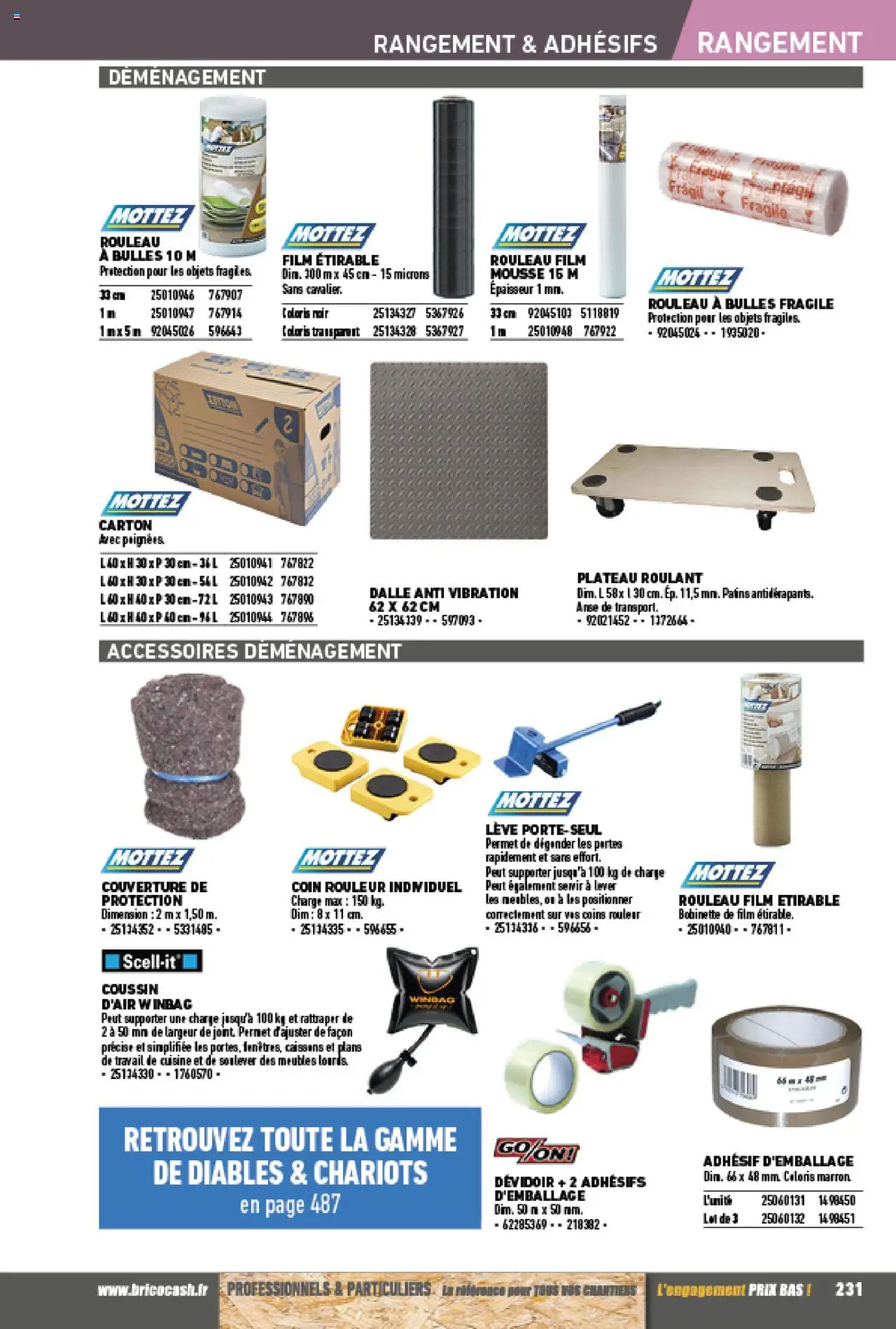 {H1} | Page: 231 | Produits: Mousse, Rouleau, Couverture, Portes