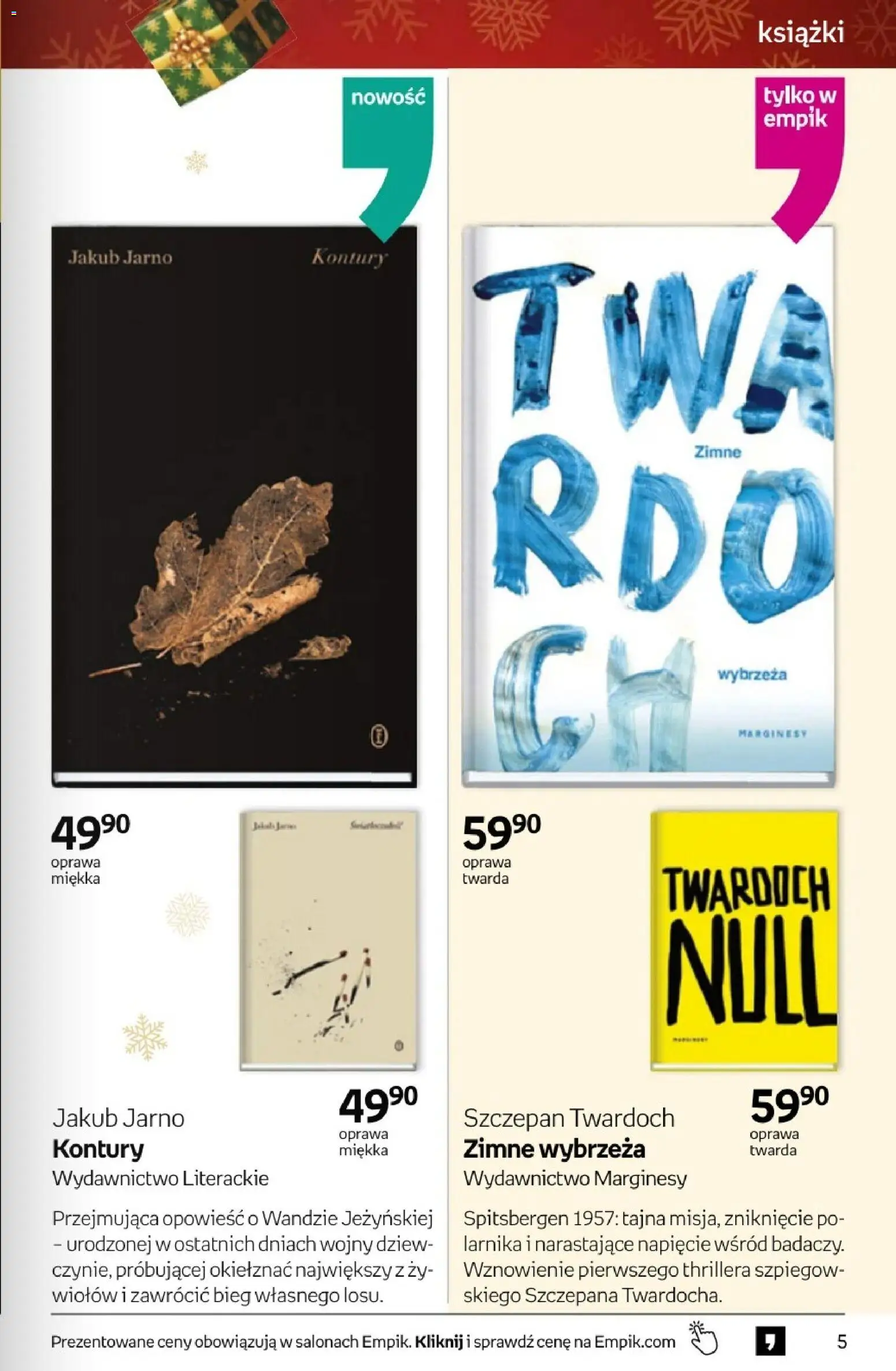 Empik promocje - Tom kultury Książki od 12.11.2025 | Strona: 5 | Produkty: Książki
