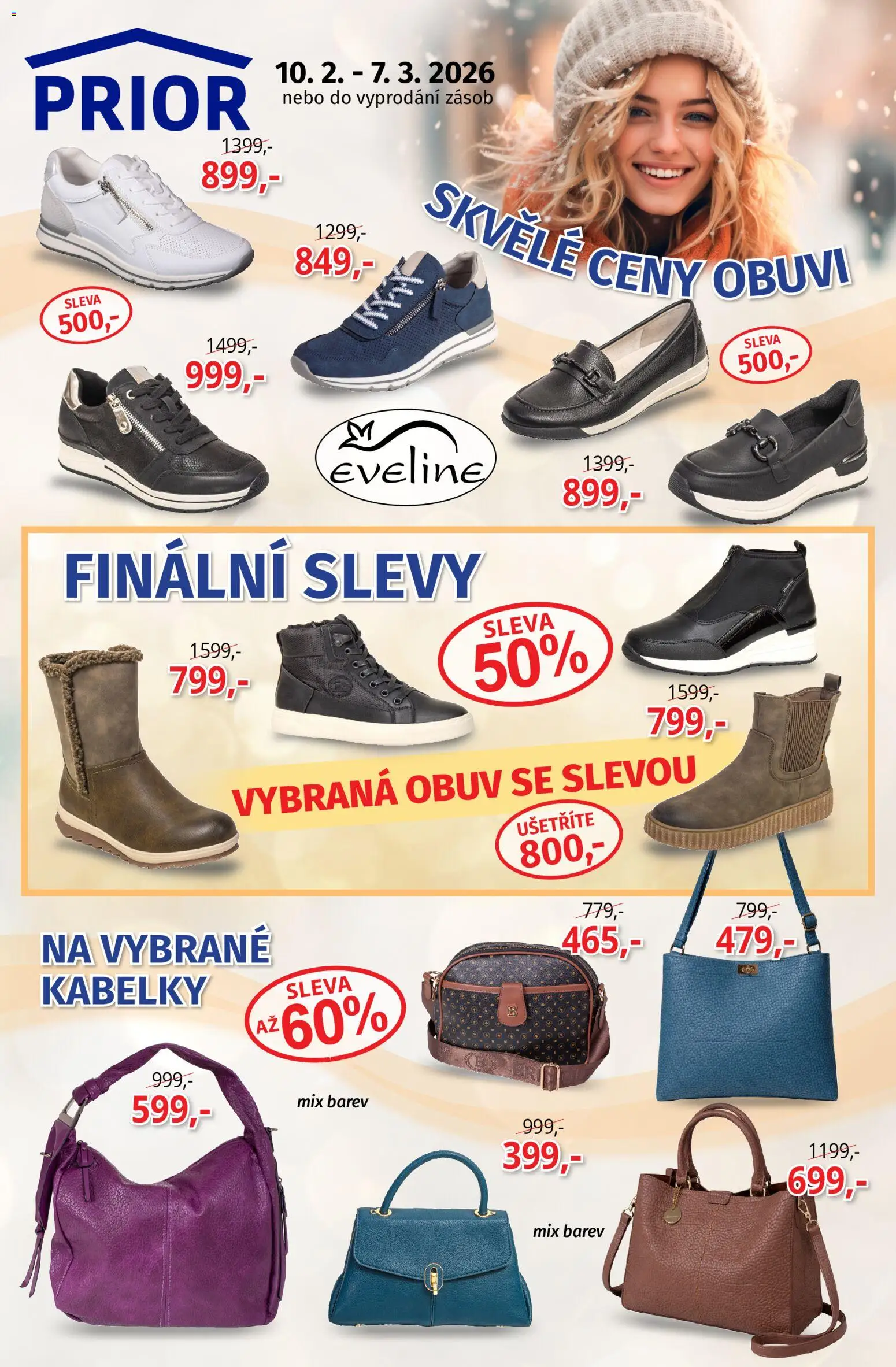 Prior - Akční Nabídka Obuvi  od 10.02.2026 | Strana: 1