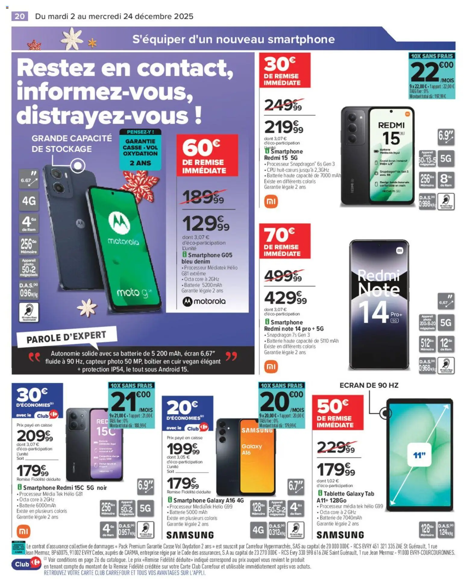 {H1} | Page: 22 | Produits: Smartphone, Tablette, Batterie