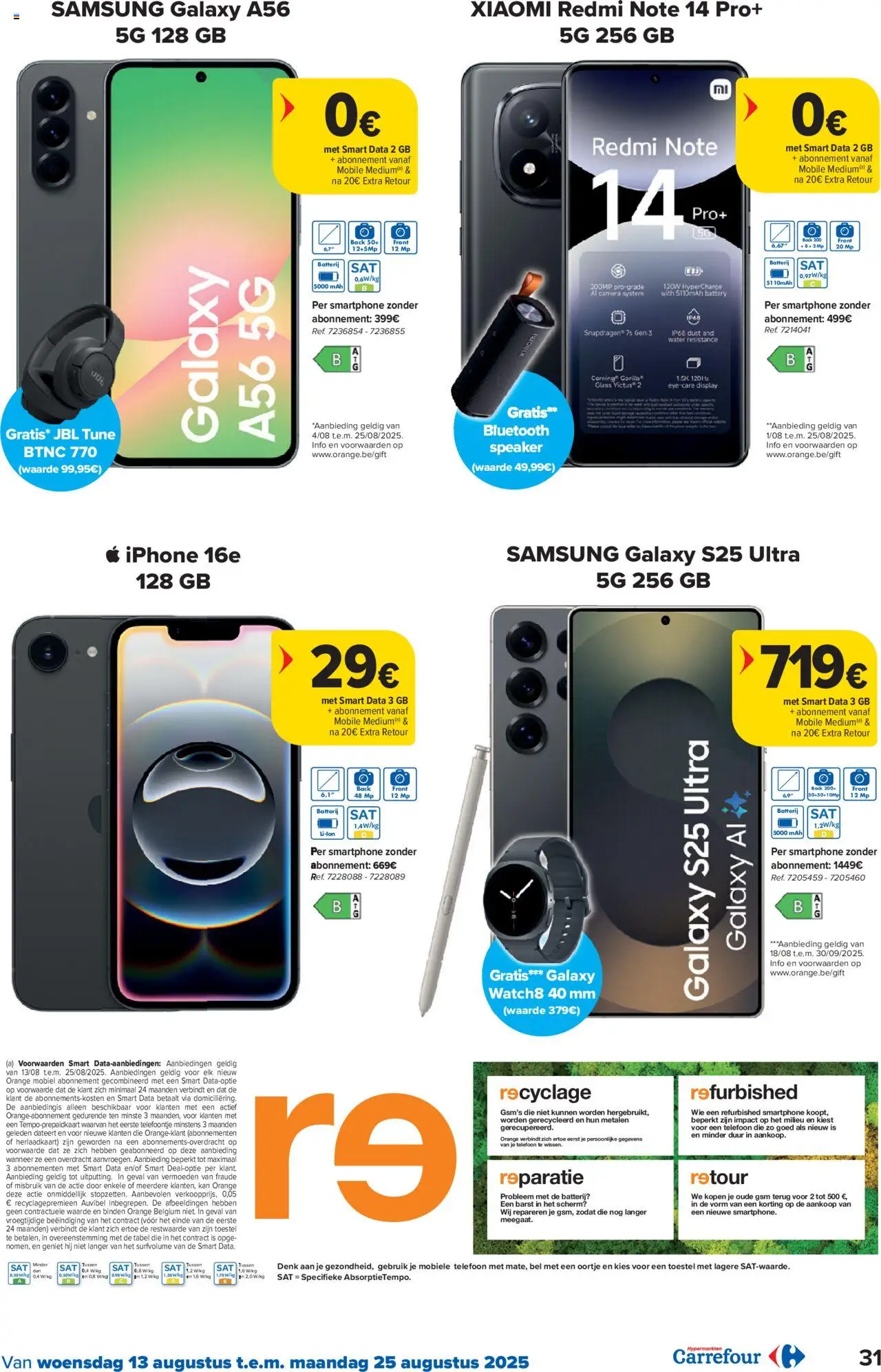  | Pagina: 31 | Producten: Smartphone, Speaker, Batterij, Iphone