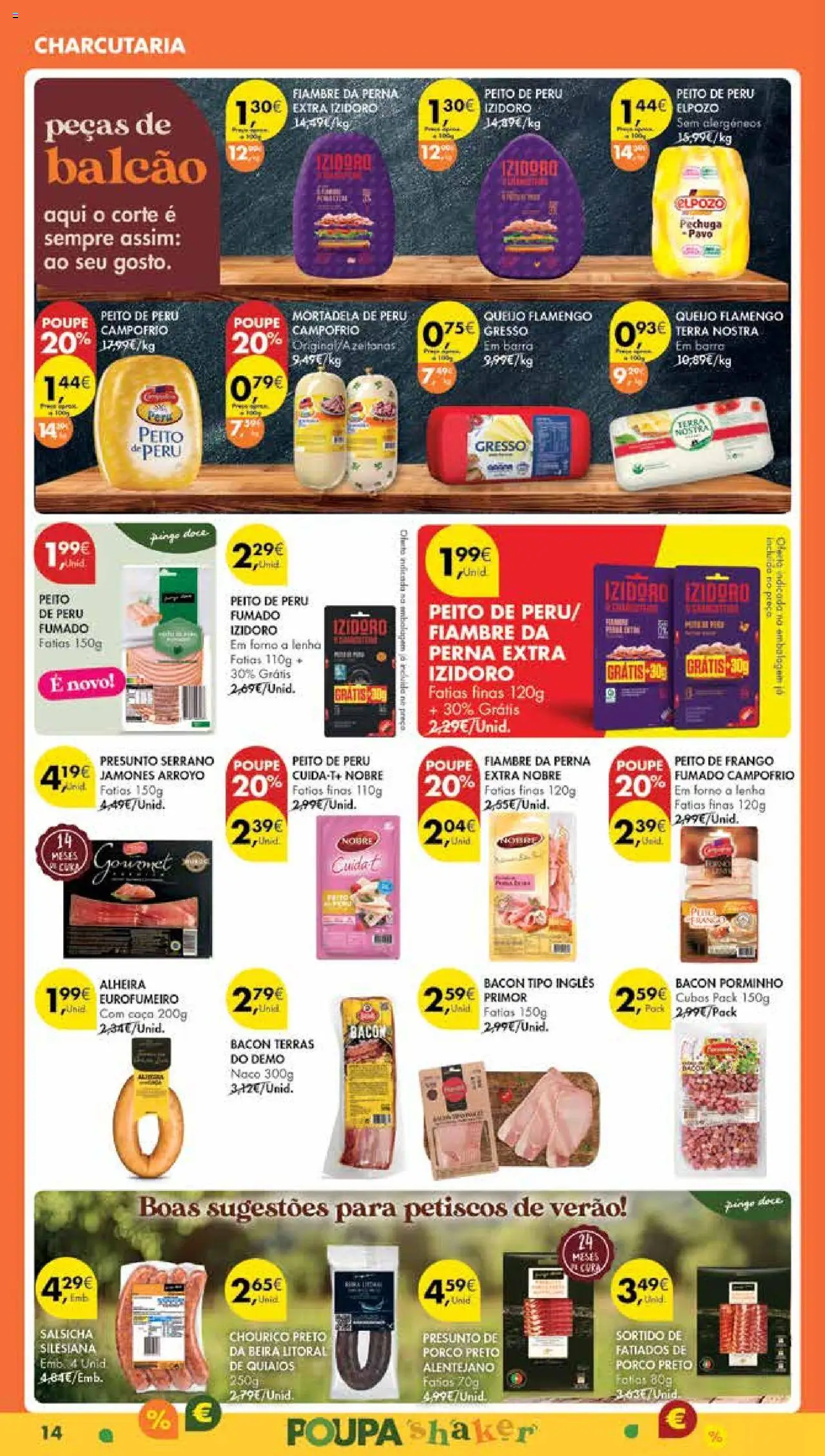 Pingo Doce Poupe Esta Semana Madeira │ válido de 05.08.2025 | Página: 14 | Produtos: Queijo, Presunto, Chouriço, Alheira