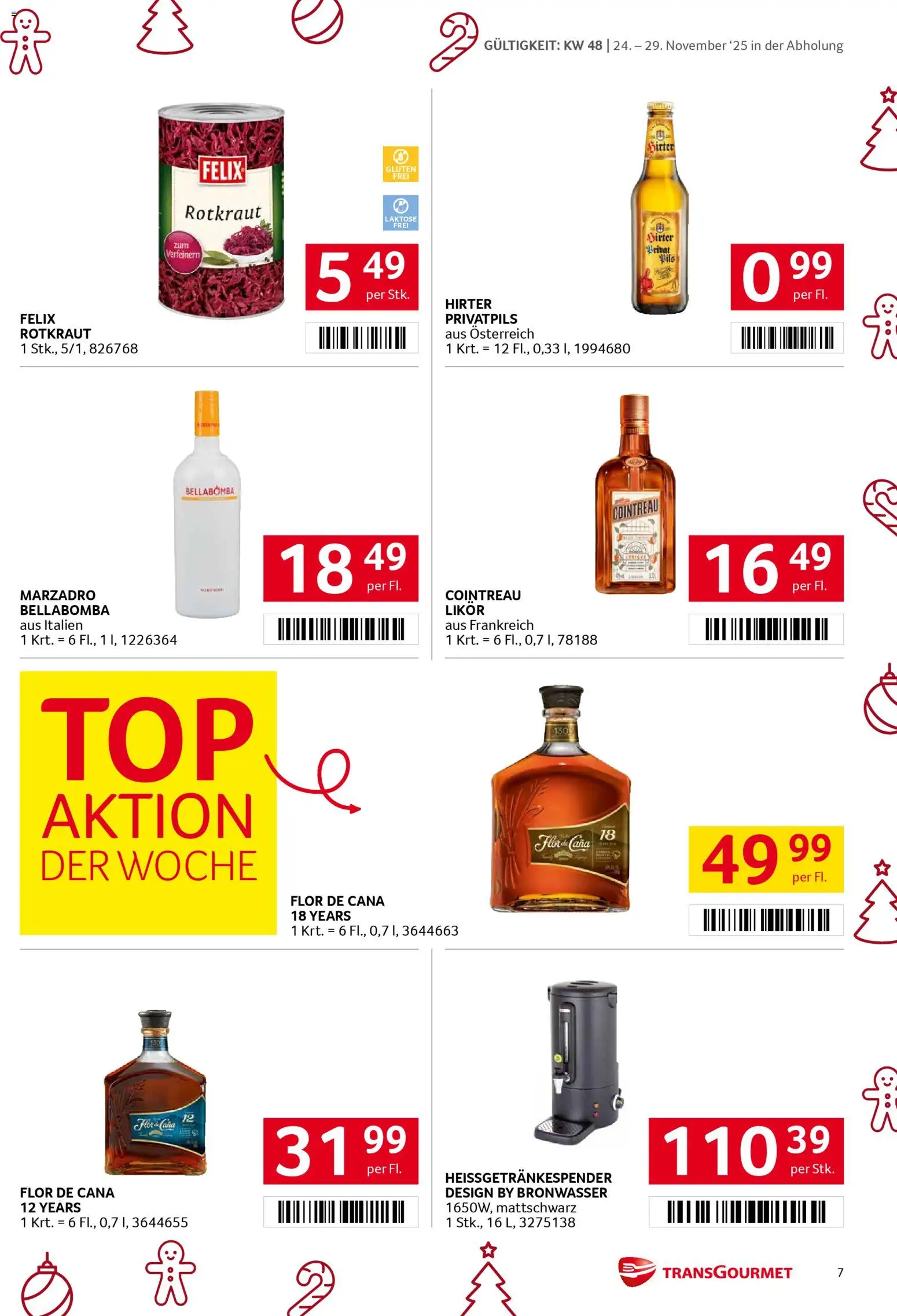 Transgourmet Flugblatt gültig ab 24.11.2025 | Seite: 7