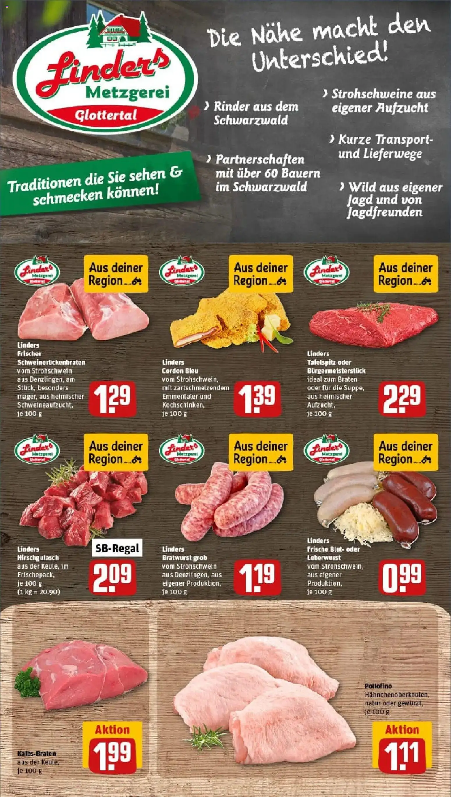 Rewe prospekt Glottertal	 – gültig ab 11.01.2026 | Seite: 10 | Produkte: Tafelspitz, Bratwurst