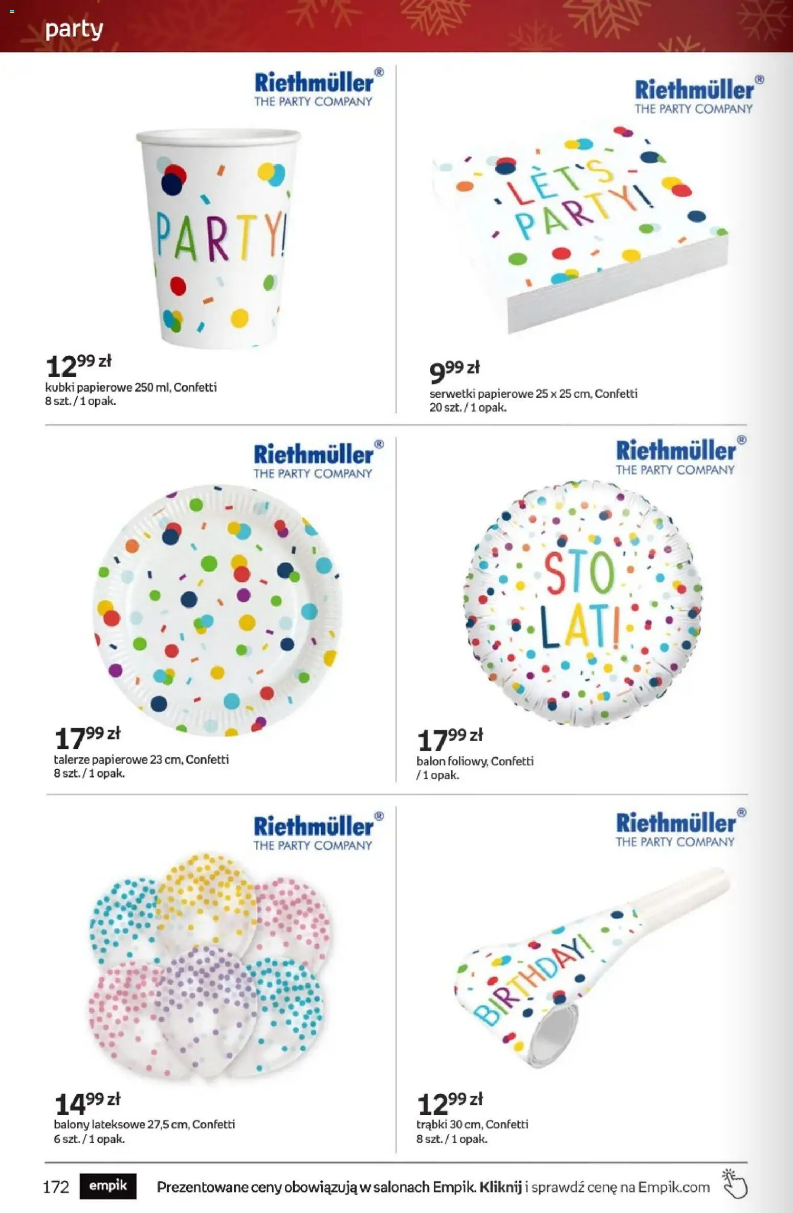 Empik promocje - Tom kultury Zabawki od 10.12.2025 | Strona: 48 | Produkty: Talerze