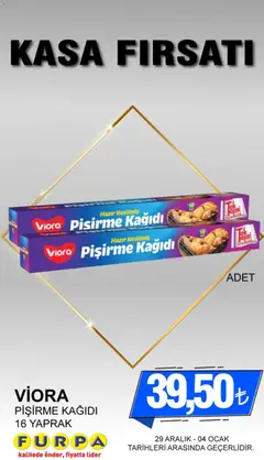 29.12.2025 tarihinden itibaren geçerli olan Furpa kataloğu önizlemesi