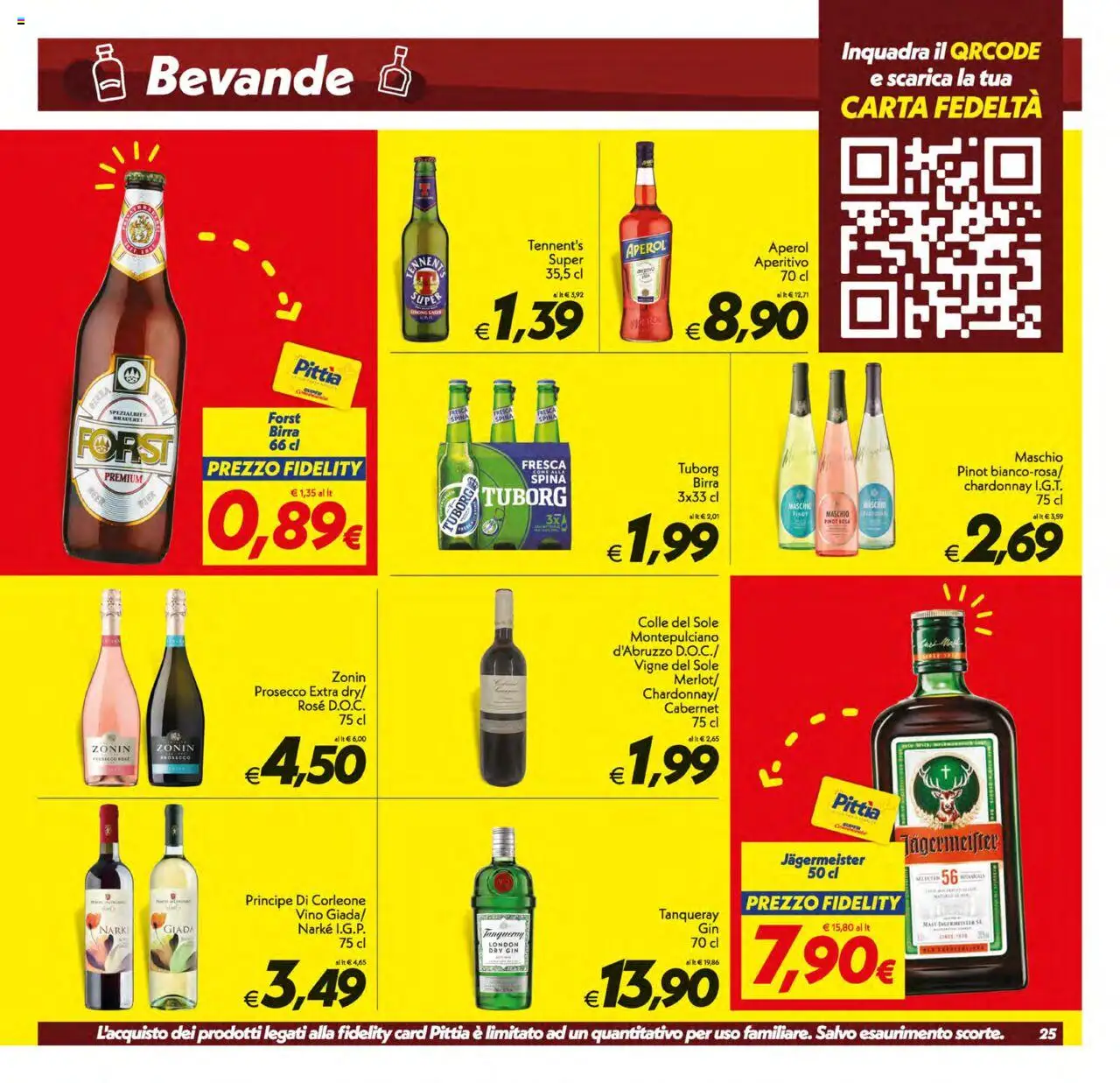 Volantino SuperConveniente del 17.10.2025 | Pagina: 25 | Prodotti: Tennent's, Birra, Prosecco, The