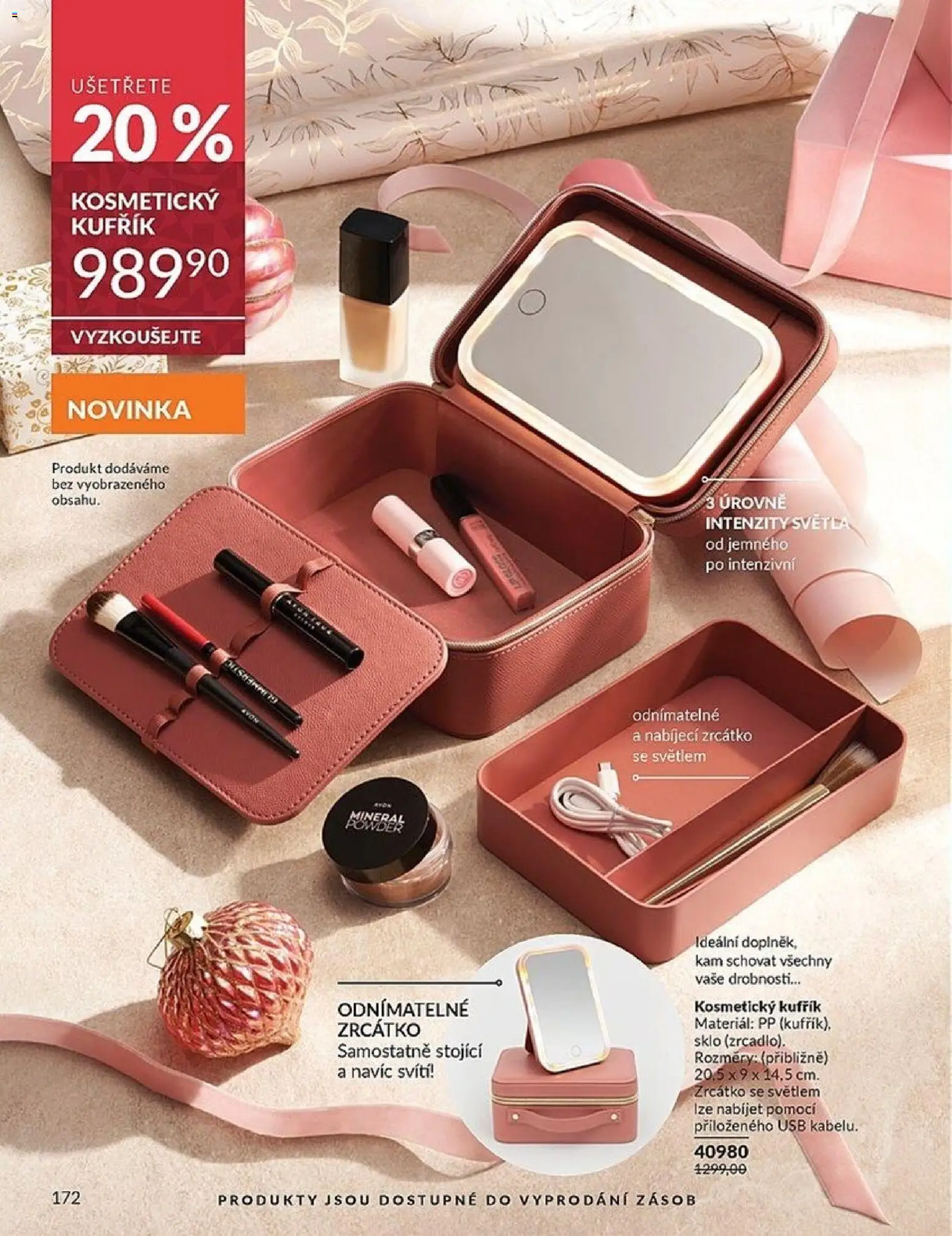 Avon Black Friday od 01.11.2025 | Strana: 172 | Produkty: Kufřík, Kosmetický kufřík, USB