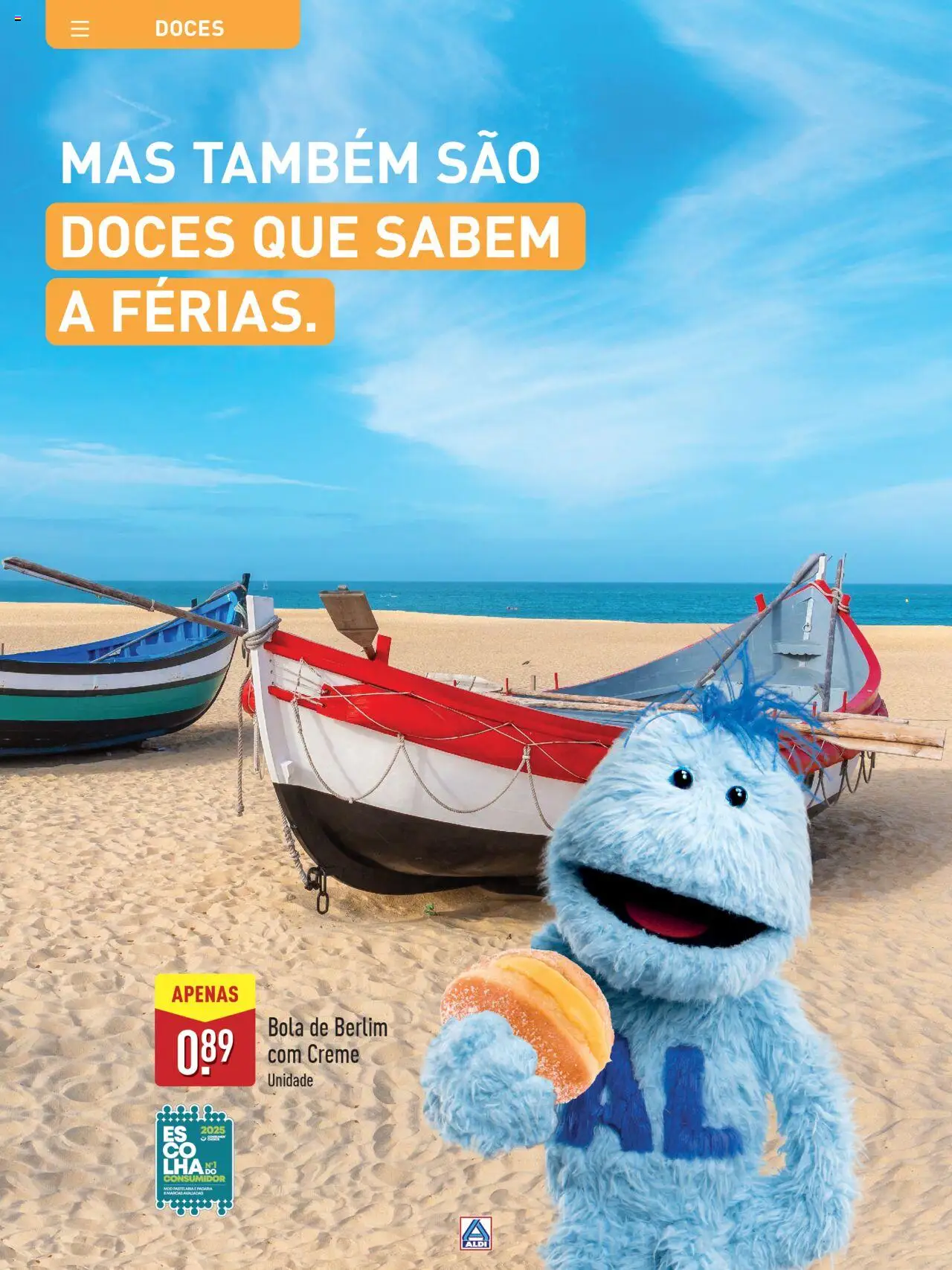 Aldi Especial Verão  │ válido de 09.06.2025 | Página: 24 | Produtos: Padaria, Doces, Creme