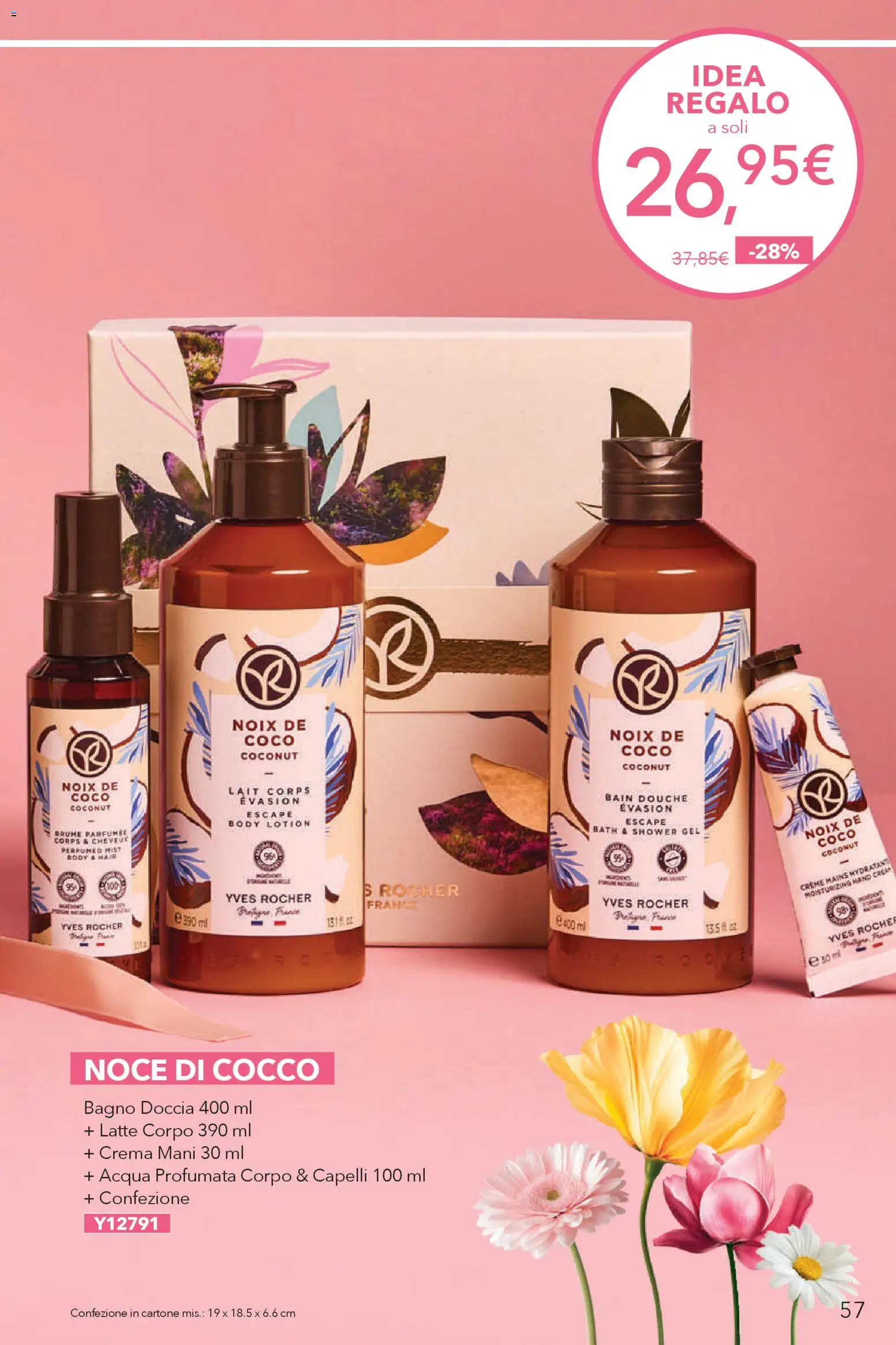 Volantino Yves Rocher del 23.04.2026 | Pagina: 57 | Prodotti: Crema, Latte, Cocco, Doccia