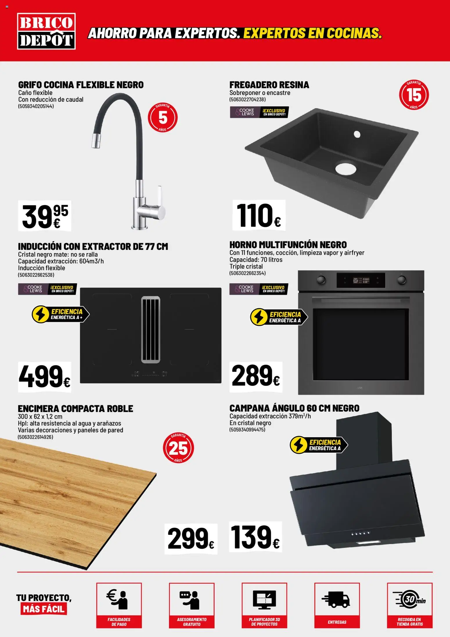 Brico Depôt folleto │ válido desde el 24.04.2026 | Página: 6 | Productos: Fregadero, Horno, Cocina