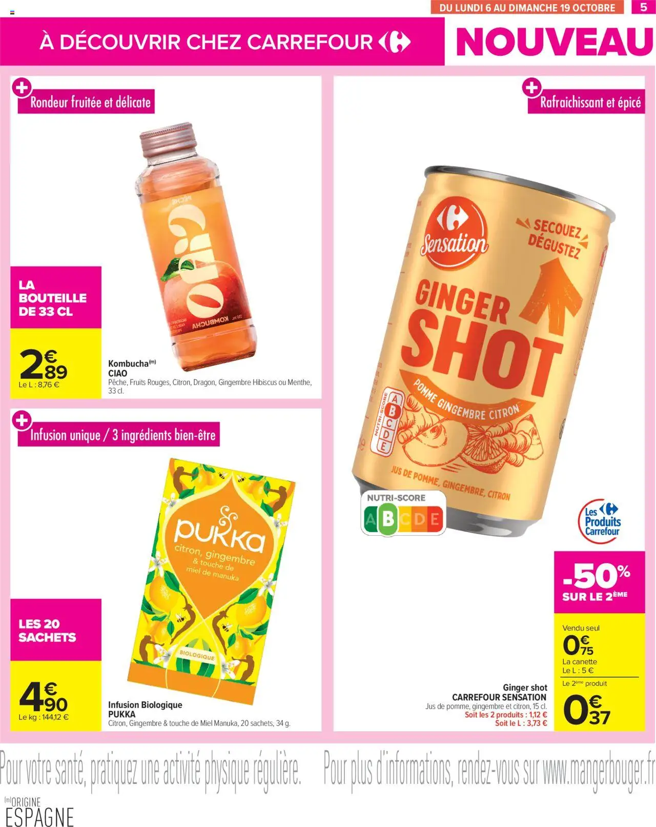 {H1} | Page: 5 | Produits: Pomme, Infusion, Miel, Gingembre