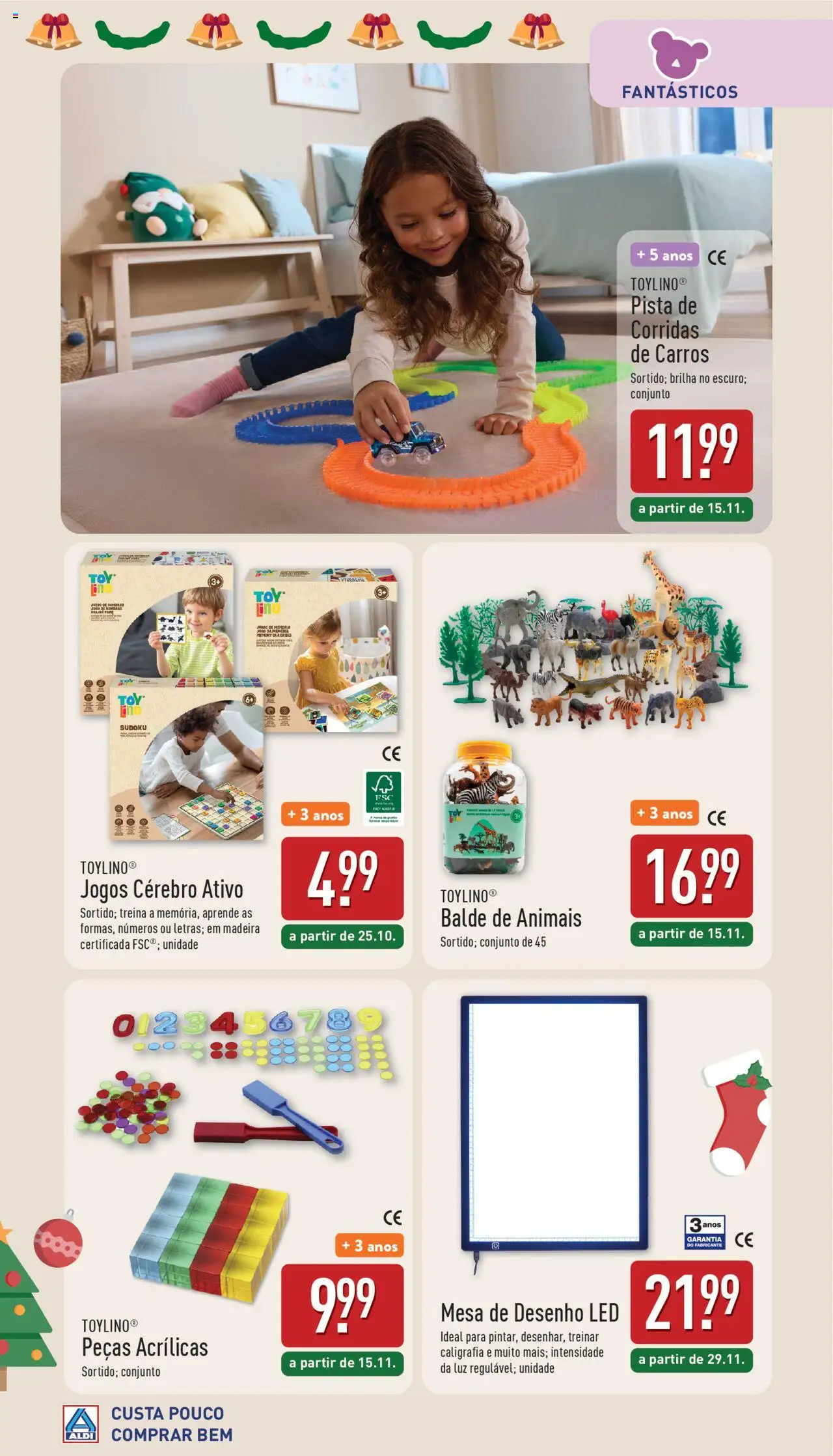 Aldi folheto │ válido de 25.10.2025 | Página: 15 | Produtos: Jogos, Balde, Mesa