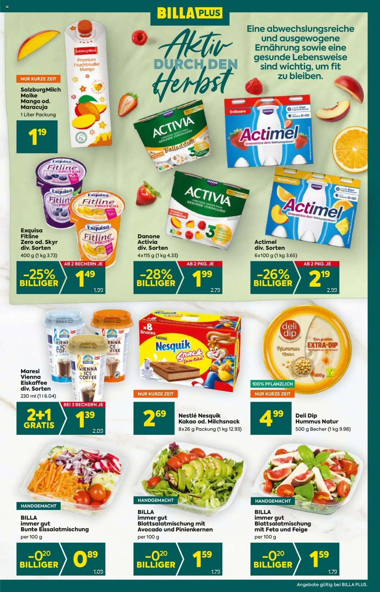 Billa Plus Flugblatt - Burgenland gültig ab 28.08.2025 | Seite: 11 | Produkte: Avocado, Mango, Milch