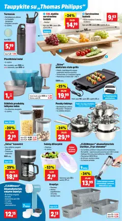 Thomas Philipps leidinys galioja nuo 16.03.2026 | Puslapis: 9 | Prekių: Keptuvė, Krepšys, USB, Akumuliatorius