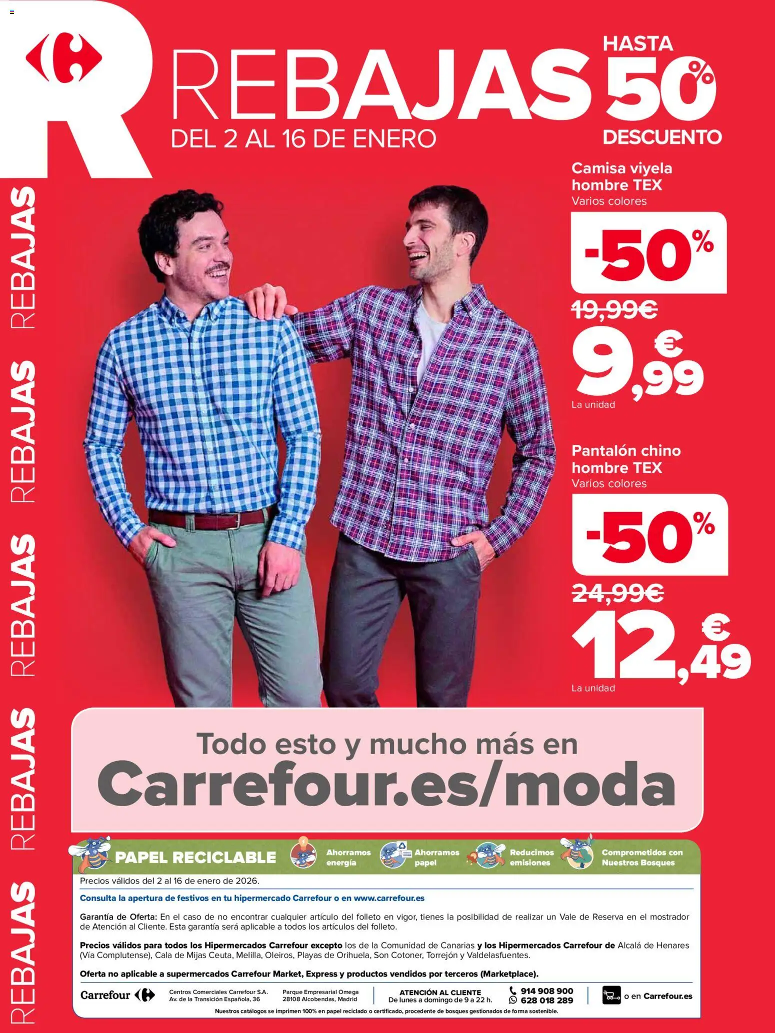 Carrefour folleto │ válido desde el 02.01.2026 | Página: 8 | Productos: Camisa