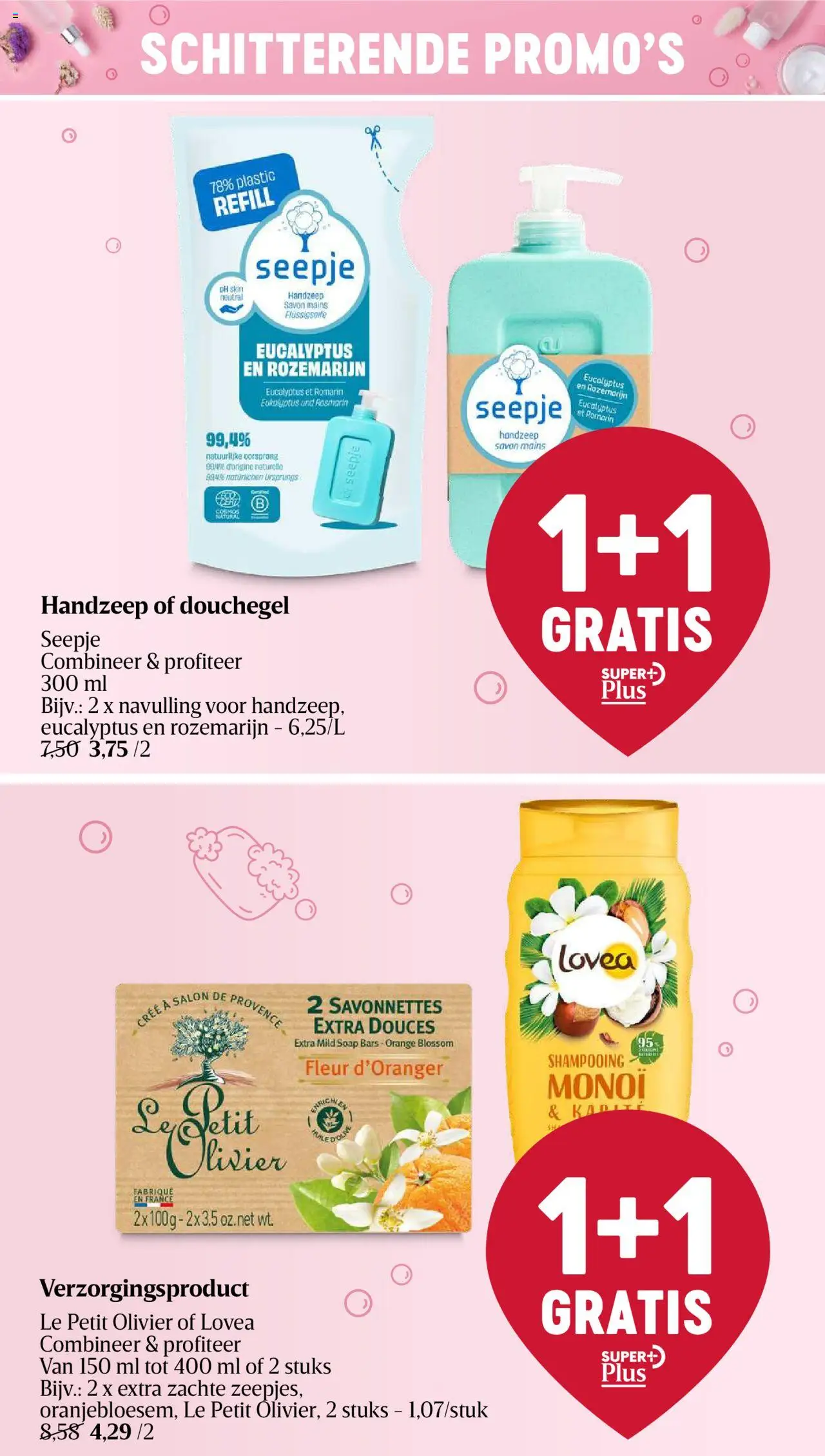 {H1} | Pagina: 43 | Producten: Handzeep, Shampoo, Douchegel