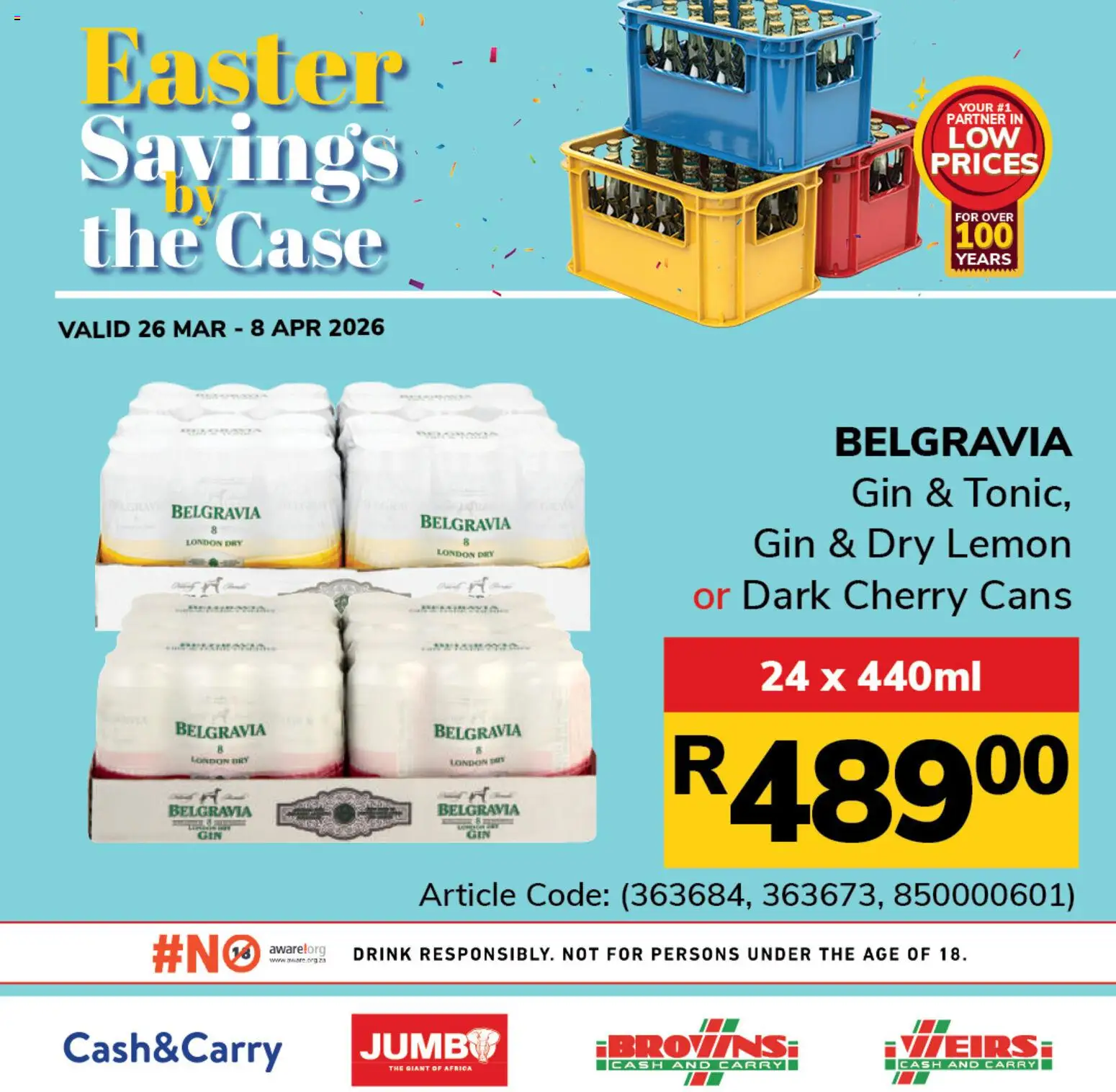New Jumbo catalogue – valid from 26.03.2026 | Page: 8 | Products: Case, Gin, Lemon